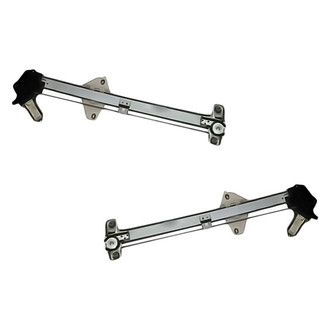 Replacement - Front Driver and Passenger Side Power Window Regulator and Motor Assembly Set