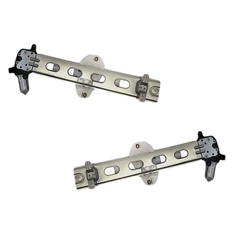Replacement - Front Driver and Passenger Side Power Window Regulator and Motor Assembly Set