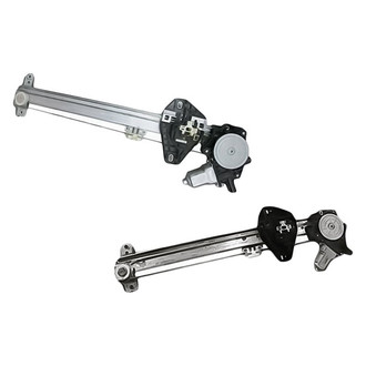 Replacement - Rear Driver and Passenger Side Power Window Regulator and Motor Assembly Set