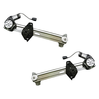 Replacement - Rear Driver and Passenger Side Power Window Regulator and Motor Assembly Set