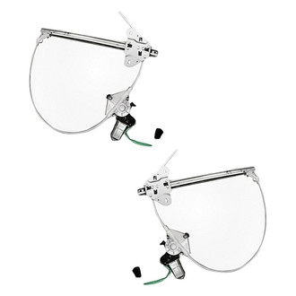 Replacement - Front Driver and Passenger Side Power Window Regulator and Motor Assembly Set