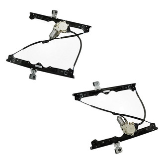Replacement - Front Driver and Passenger Side Power Window Regulator and Motor Assembly Set