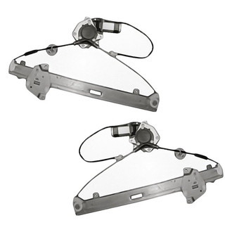 Replacement - Front Driver and Passenger Side Power Window Regulator and Motor Assembly Set