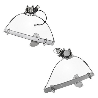 Replacement - Front Driver and Passenger Side Power Window Regulator and Motor Assembly Set