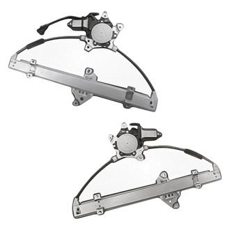Replacement - Front Driver and Passenger Side Power Window Regulator and Motor Assembly Set