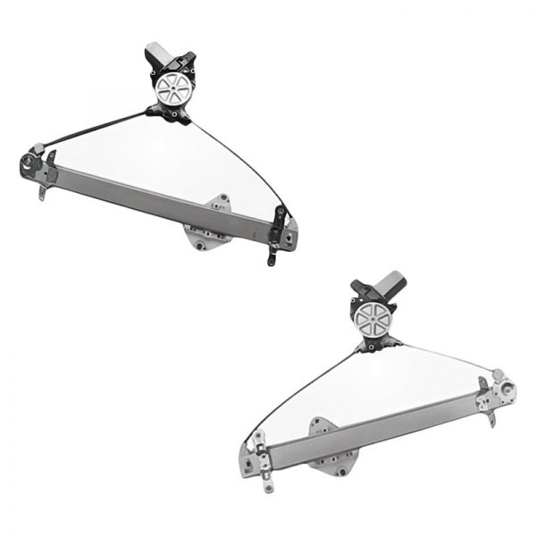 Replacement - Front Driver and Passenger Side Power Window Regulator and Motor Assembly Set