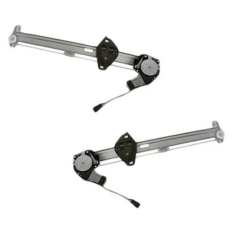 Replacement - Front Driver and Passenger Side Power Window Regulator and Motor Assembly Set