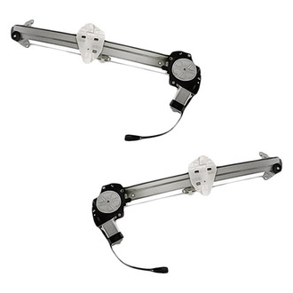 Replacement - Front Driver and Passenger Side Power Window Regulator and Motor Assembly Set