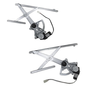 Replacement - Front Driver and Passenger Side Power Window Regulator and Motor Assembly Set