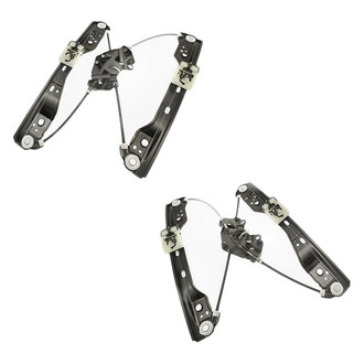 Replacement - Front Driver and Passenger Side Power Window Regulator without Motor Set