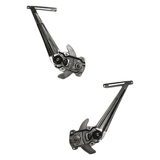 Replacement - Front Driver and Passenger Side Manual Window Regulator Set