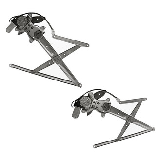 Replacement - Front Driver and Passenger Side Power Window Regulator and Motor Assembly Set