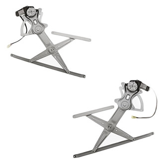Replacement - Front Driver and Passenger Side Power Window Regulator and Motor Assembly Set
