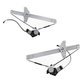 Replacement - Front Driver and Passenger Side Power Window Regulator and Motor Assembly Set