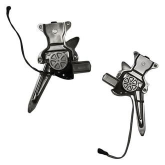 Replacement - Rear Driver and Passenger Side Power Window Regulator and Motor Assembly Set