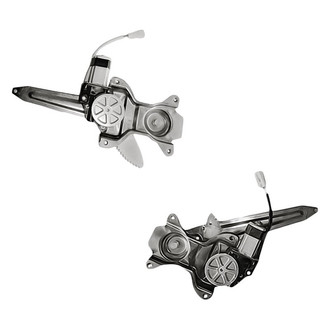 Replacement - Rear Driver and Passenger Side Power Window Regulator and Motor Assembly Set