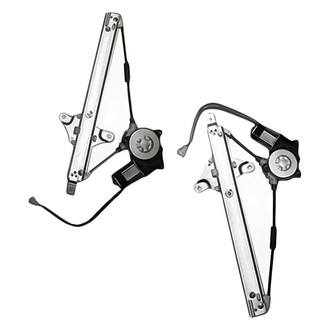 Replacement - Rear Driver and Passenger Side Power Window Regulator and Motor Assembly Set