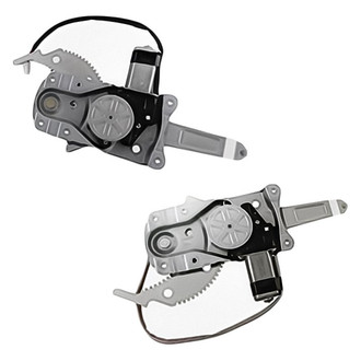 Replacement - Rear Driver and Passenger Side Power Window Regulator and Motor Assembly Set