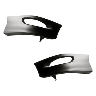 Replacement - Front Driver and Passenger Side Bumper Spoiler Set (Standard Line)