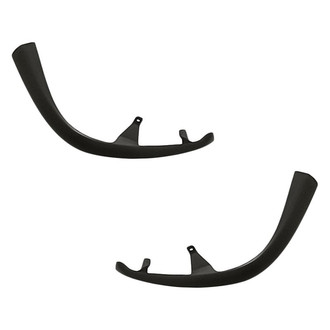 Replacement - Front Lower Driver and Passenger Side Bumper Spoiler Set (Standard Line)