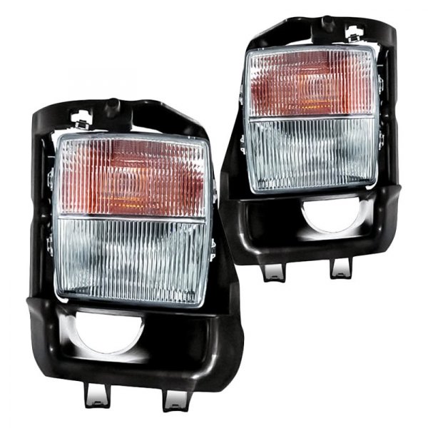 Replacement - Driver and Passenger Side Turn Signal/Fog Light Set