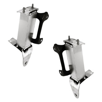 Replacement - Front Lower Driver and Passenger Side Bumper Impact Bar Bracket Set (Standard Line)