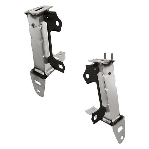 Replacement - Front Driver and Passenger Side Lower Bumper Support Bracket Set