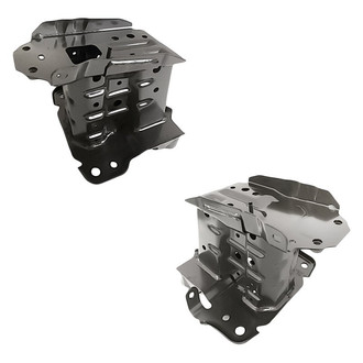 Replacement - Front Driver and Passenger Side Bumper Bracket Set (Standard Line)