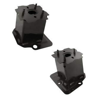 Replacement - Rear Driver and Passenger Side Bumper Bracket Set (Standard Line)