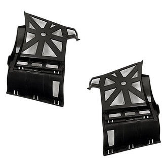 Replacement - Rear Lower Inner Driver and Passenger Side Bumper Cover Support Set (Standard Line)