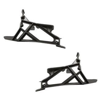 Replacement - Rear Driver and Passenger Side Bumper Impact Bar Brace Set (Standard Line)