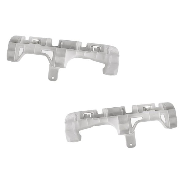 Replacement - Front Driver and Passenger Side Outer Bumper Cover Support Set