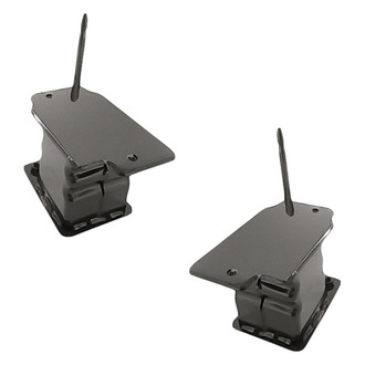 Replacement - Rear Driver and Passenger Side Bumper Impact Bar Bracket Set (Standard Line)