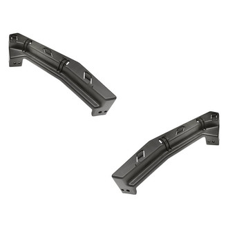 Replacement - Front Upper Driver and Passenger Side Bumper Cover Support Set (Standard Line)