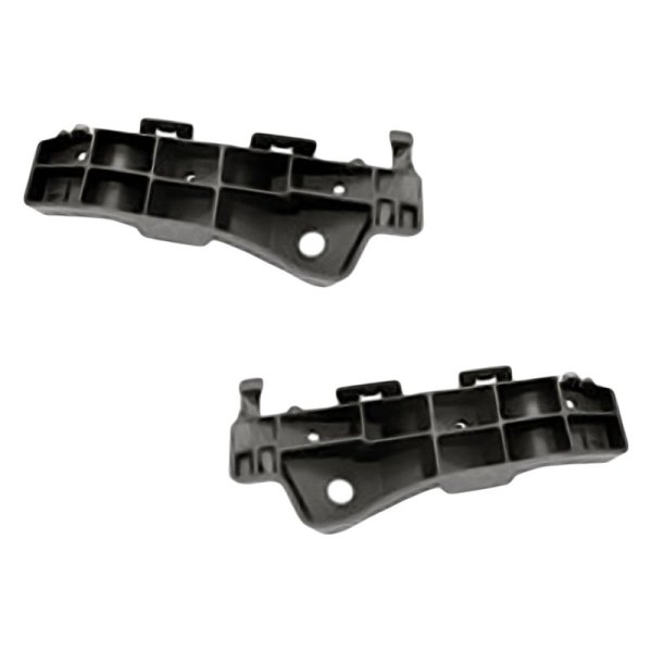Replacement - Front Driver and Passenger Side Outer Bumper Cover Support Bracket Set