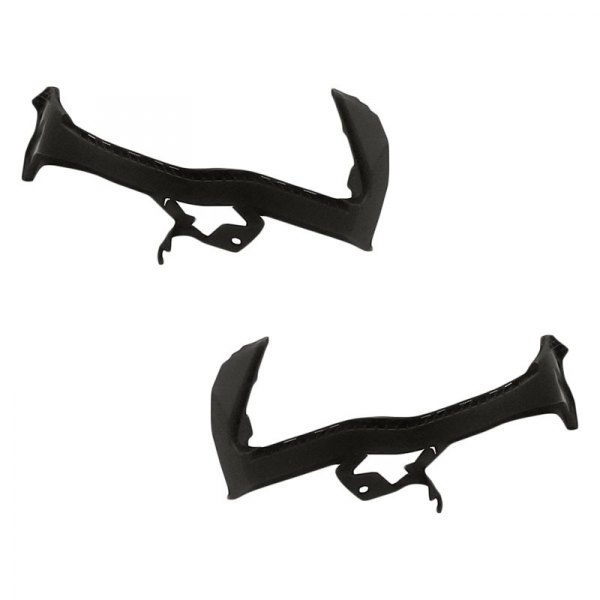 Replacement - Front Driver and Passenger Side Upper Inner Bumper Cover Bracket Set