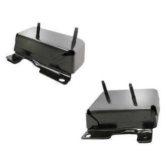 Replacement - Rear Driver and Passenger Side Bumper Mounting Bracket Set (CAPA Certified)