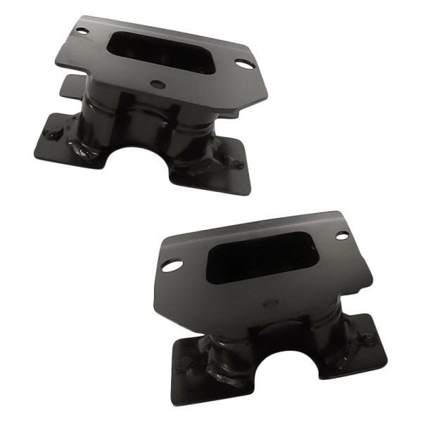 Replacement - Rear Driver and Passenger Side Bumper Stay Bracket Set