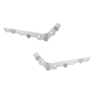 Replacement - Rear Driver and Passenger Side Bumper Cover Side Retainer Bracket Set (Standard Line)