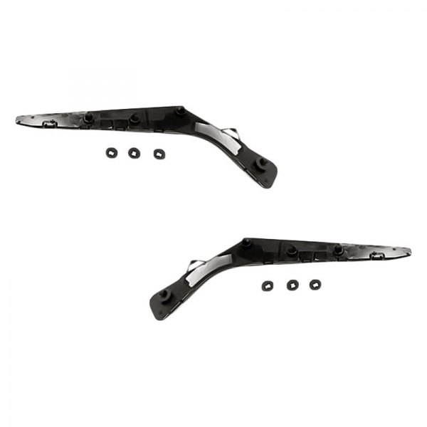 Replacement - Rear Driver and Passenger Side Upper Bumper Cover Stiffener Set