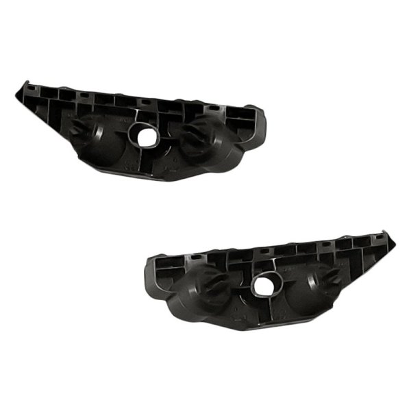 Replacement - Front Driver and Passenger Side Upper Bumper Cover Bracket Set