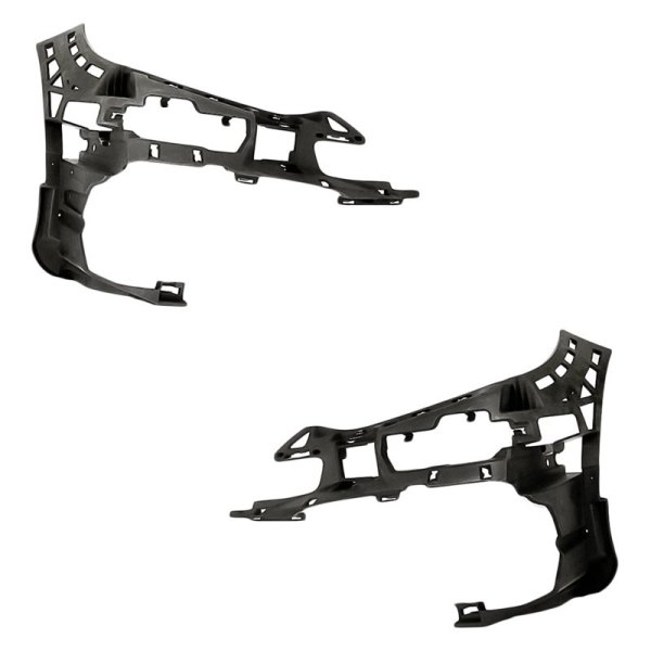 Replacement - Front Driver and Passenger Side Upper Bumper Support Bracket Set