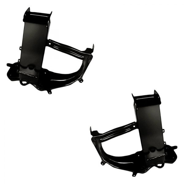 Replacement - Front Driver and Passenger Side Bumper Impact Bar Bracket Set