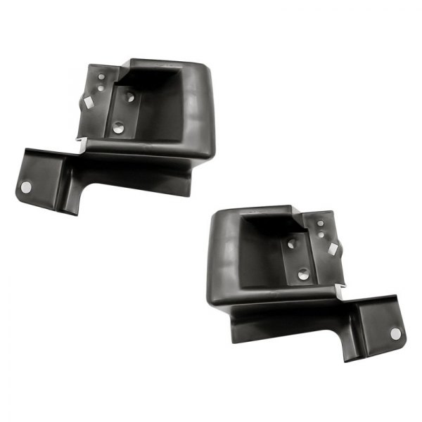 Replacement - Rear Driver and Passenger Side Lower Bumper Cover Bracket Set