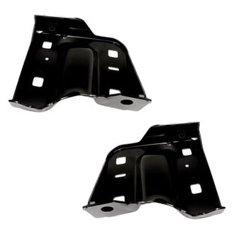 Replacement - Front Driver and Passenger Side Bumper Face Bar Support Brace Set (Standard Line)