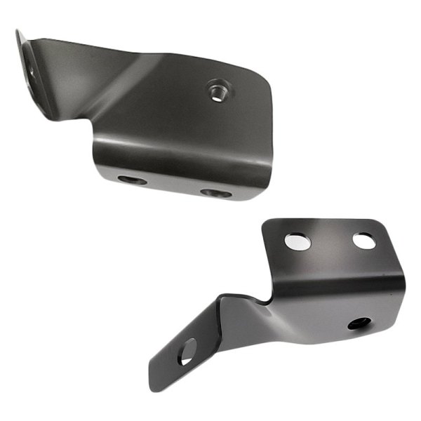 Replacement - Front Driver and Passenger Side Outer Bumper Support Bracket Set