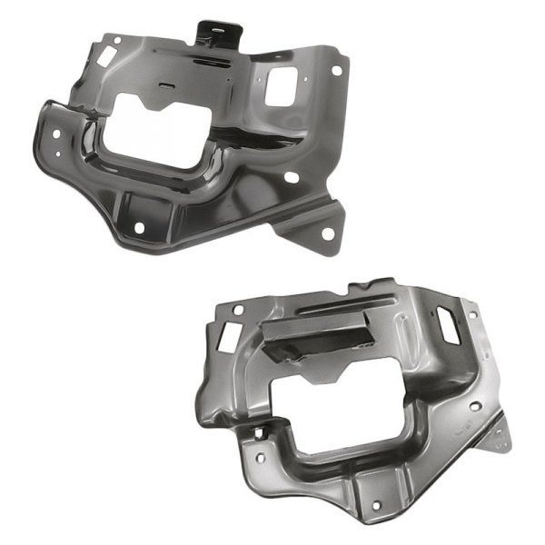 Replacement - Front Driver and Passenger Side Bumper Bracket Set