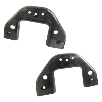 Replacement - Front Driver and Passenger Side Bumper Bracket Set (Standard Line)