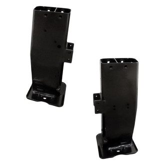 Replacement - Front Driver and Passenger Side Bumper Support Bracket Set (CAPA Certified)