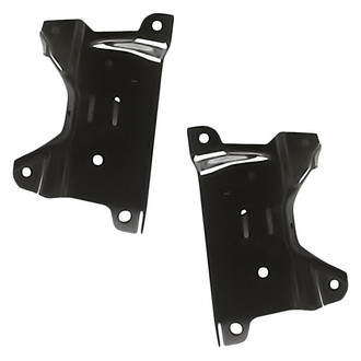Replacement - Front Outer Driver and Passenger Side Bumper Support Bracket Set (CAPA Certified)